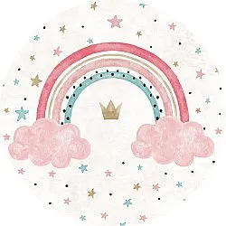 Ronde vloerkleden - Rainbow (multi)