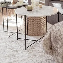 Hoogpolig vloerkleed - Cloud Super Soft (offwhite)