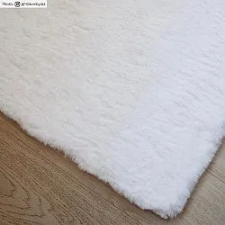 Hoogpolig vloerkleed - Cloud Super Soft (wit)