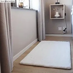 Hoogpolig vloerkleed - Cloud Super Soft (wit)