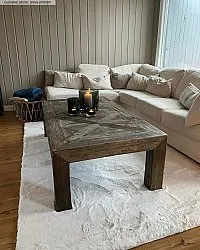 Hoogpolig vloerkleed - Cloud Super Soft (wit)