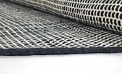 Ronde vloerkleden - Coastal (zwart/wit)