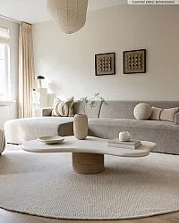 Ronde vloerkleden - Coastal (cream)