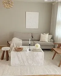 Wollen-vloerkleed - Coastal (wit)