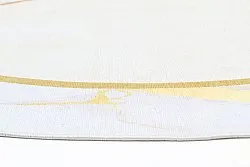 Rond vloerkleed - Cerasia (beige/wit/goud)