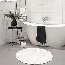 Ronde vloerkleden - Cosy (wit)