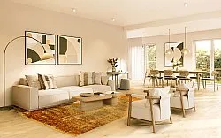 Hoogpolig vloerkleed - Cosy (ocher)