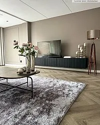 Hoogpolig vloerkleed - Cosy (greige)