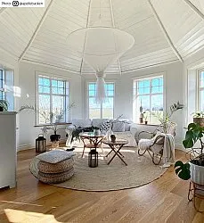 Ronde vloerkleden - San Francisco (jute)