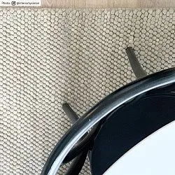Wollen-vloerkleed - Avafors Wool Bubble (beige)