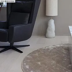 Rond vloerkleed - Jodhpur Special Luxury Edition Viscose (lichtgrijs/beige)