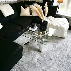 Hoogpolig vloerkleed - Aranga Super Soft Fur (grijs)