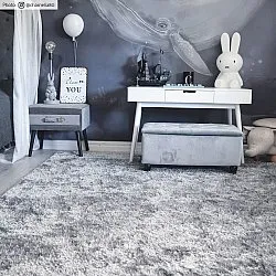 Ronde vloerkleden - Cosy (zilver)