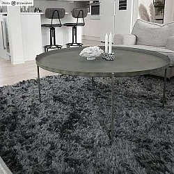 Hoogpolig vloerkleed - Janjira (grijs)