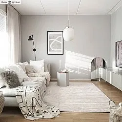 Viscose-vloerkleed - Jodhpur Special Luxury Edition (licht beige)