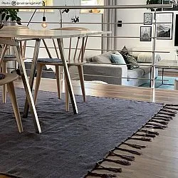 Wollen-vloerkleed - Malana (antraciet)