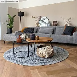 Rond vloerkleed - Peking Noble (grijs)