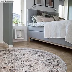 Rond vloerkleed - Toujane (grijs)