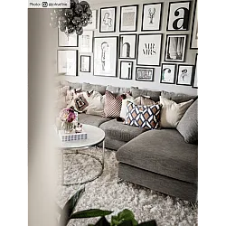 Hoogpolig vloerkleed - Janjira (offwhite)