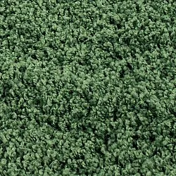 Hoogpolig vloerkleed - Trim (groen)