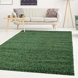 Hoogpolig vloerkleed - Trim (groen)