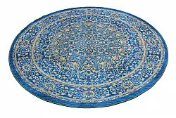 Rond vloerkleed - Vinadio (blauw/goud)
