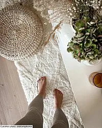 Hoogpolig vloerkleed - Rostock (offwhite)