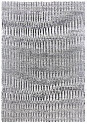 Wollen-vloerkleed - Delly (zwart/wit)