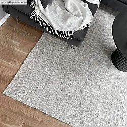 Wollen-vloerkleed - Dhurry (natuur)