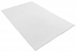 Wollen-vloerkleed - Dhurry (wit)