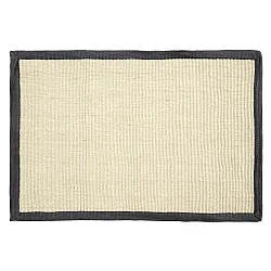 Deurmat - Agave (zwart/gebroken wit)