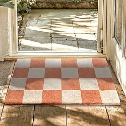 Deurmat - Lovre (rood/beige)