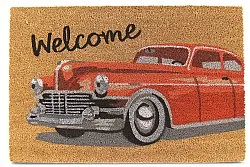 Deurmat - Car (rood)