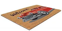 Deurmat - Car (rood)