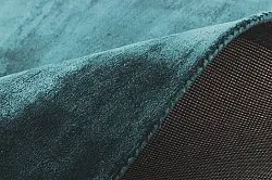 Viscose-vloerkleed - Jodhpur Special Luxury Edition (turkoois)