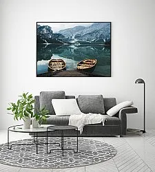 Rond vloerkleed - Draham (grijs)