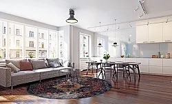 Rond vloerkleed - Tabarka (multi)