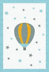 Kindervloerkleed - Alone Balloon (blauw)