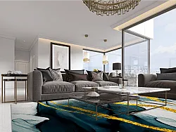 Wilton - Alvaro (blauw/wit/goud)