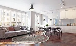 Rond vloerkleed - Toujane (multi)