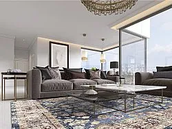 Wilton - Bouhjar (donkerblauw/multi)