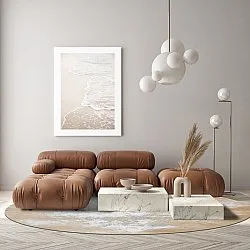 Rond vloerkleed - Zarzi (beige)