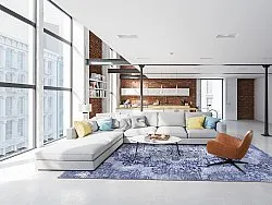 Wilton - Badem (blauw)