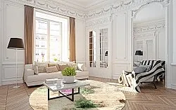 Rond vloerkleed - Dimos (beige/multi)