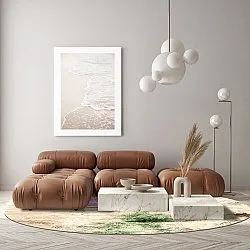 Rond vloerkleed - Dimos (beige/multi)