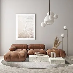 Rond vloerkleed - Riano (grijs)