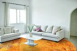 Rond vloerkleed - Cesano (oranje)