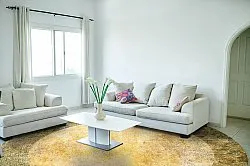 Rond vloerkleed - Campana (beige/geel)