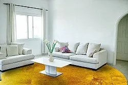 Rond vloerkleed - Benali (goud)