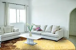 Rond vloerkleed - Agost (bruin/beige)